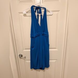 BCBGMaxAzria Elegant Blue Dress (size 8-10)